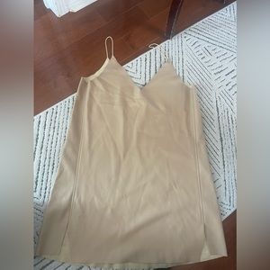 FAUX LEATHER MISSGUIDED DRESS